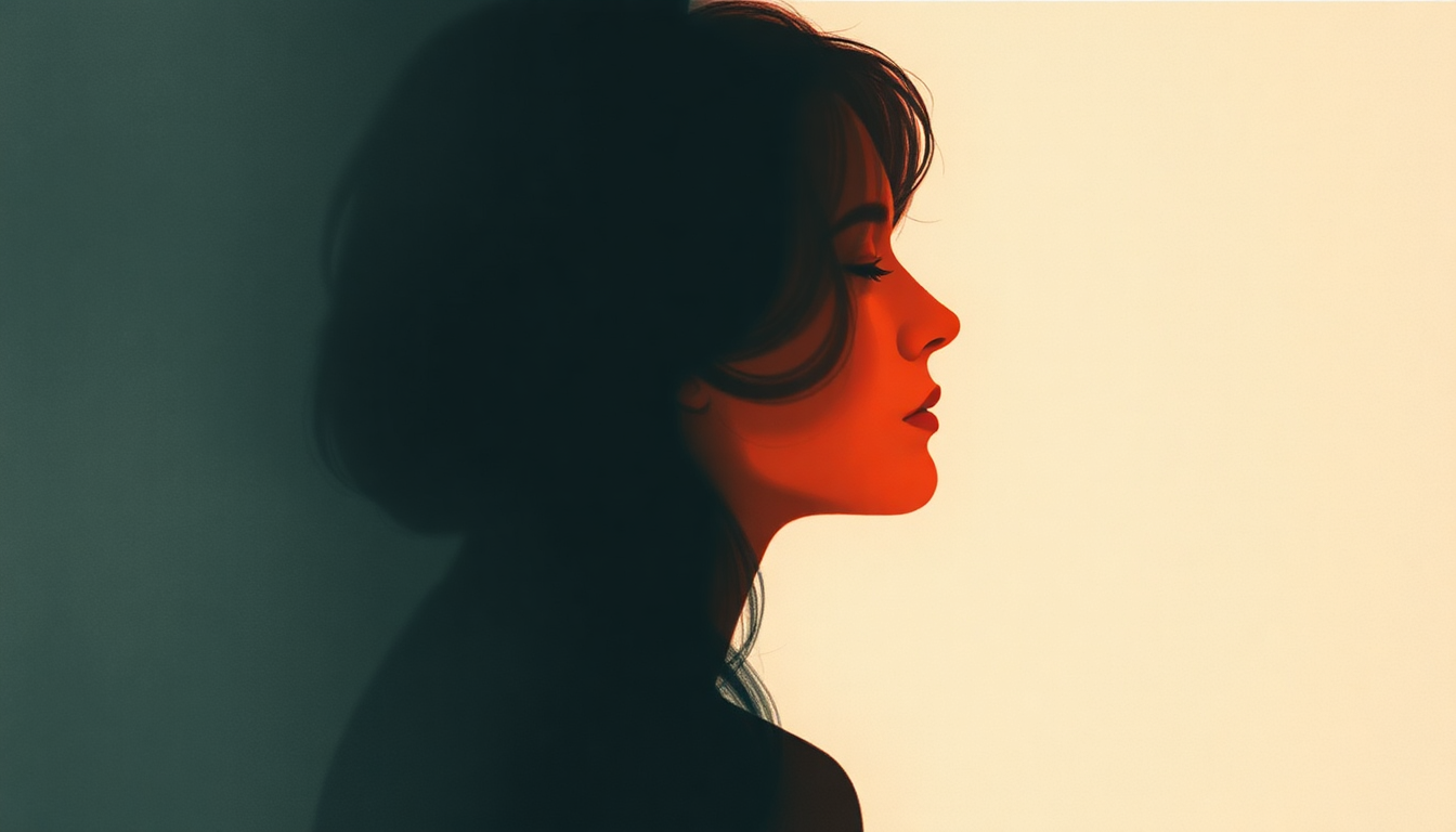 Fan-driven abstract illustration evoking the emotional arc of Love Interruption by Jack White