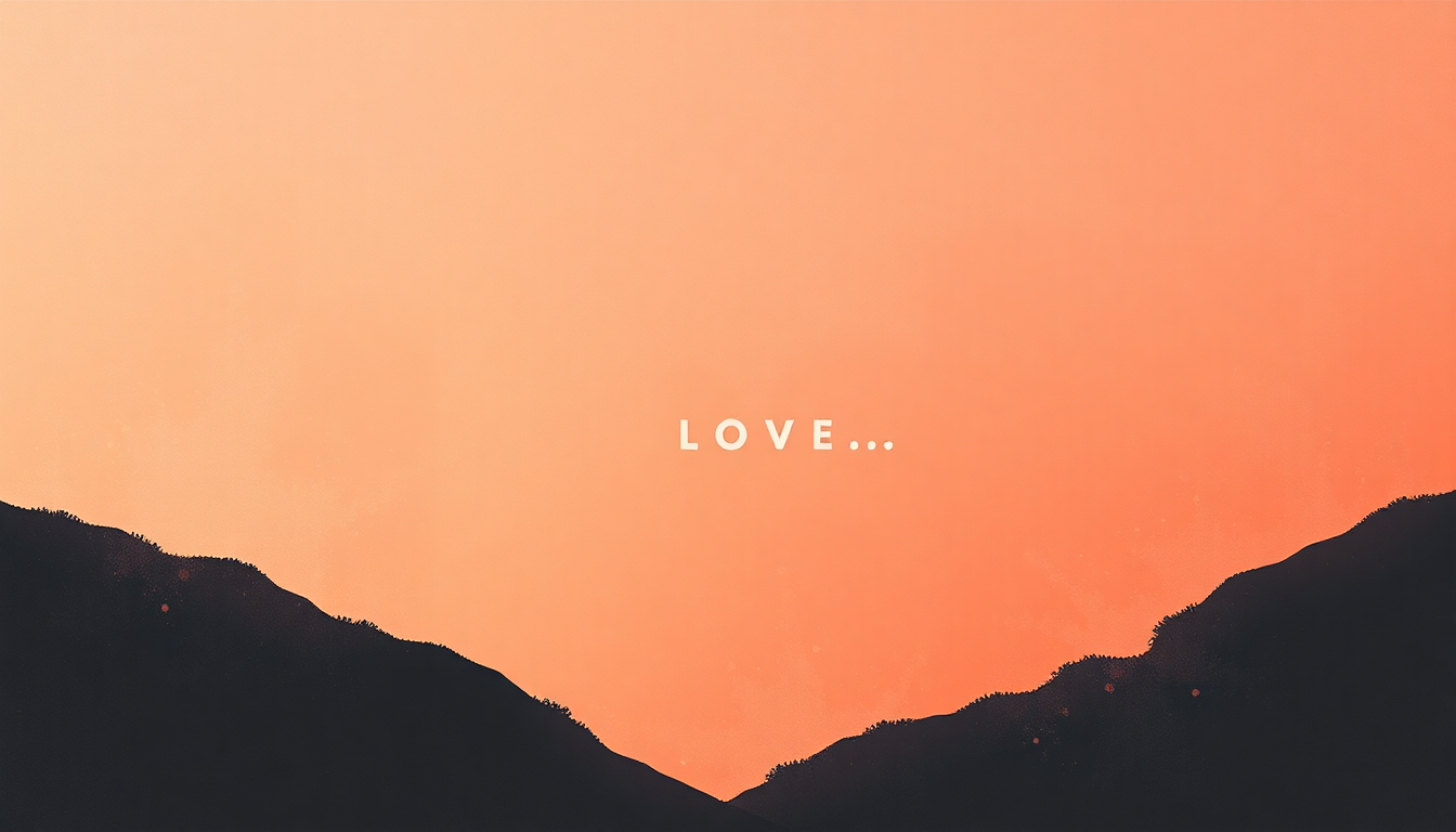 Fan-driven abstract illustration evoking the emotional arc of LOVE. by Kendrick Lamar