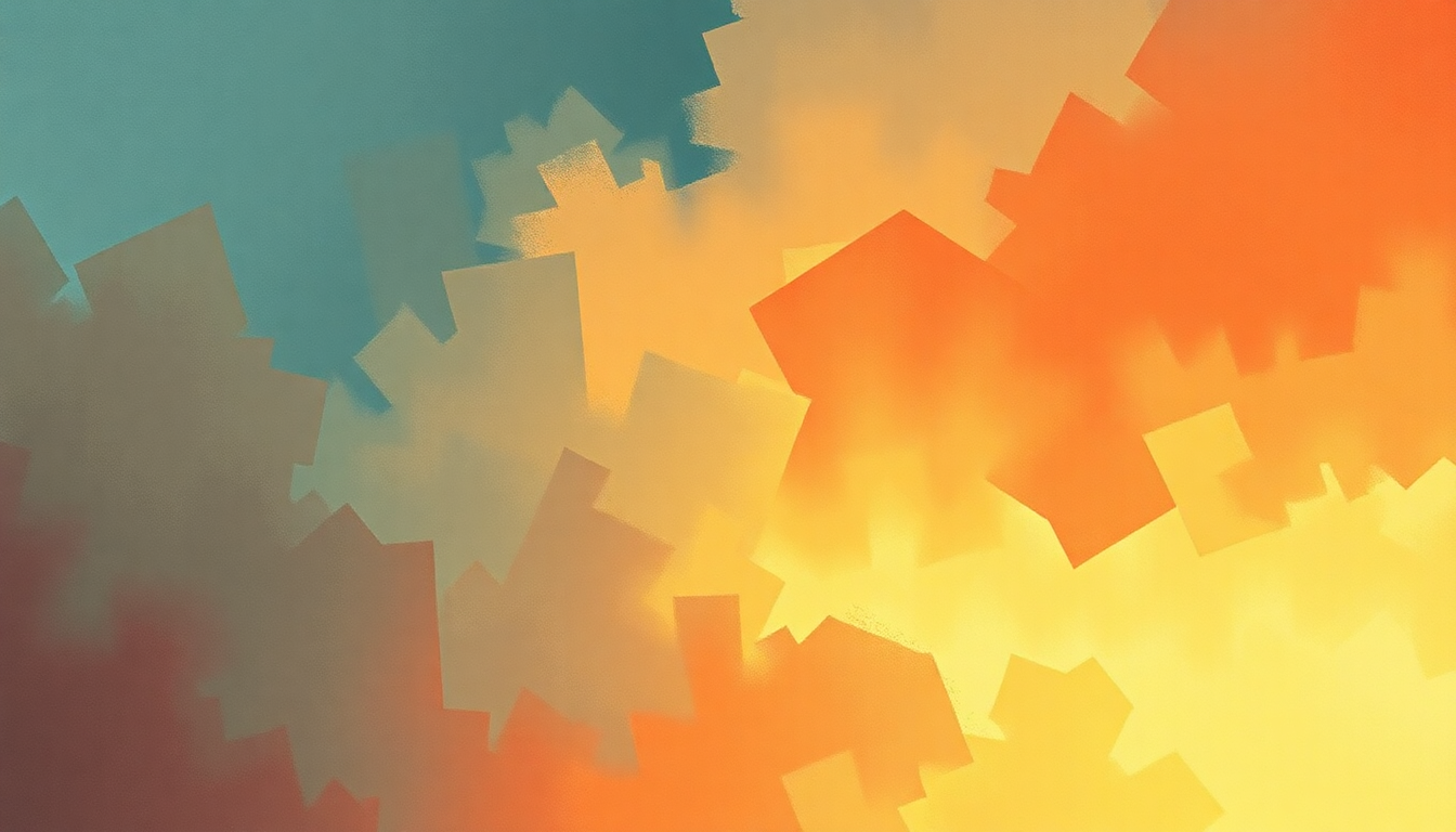 Fan-driven abstract illustration evoking the emotional arc of Love, Reign O'er Me by The Who