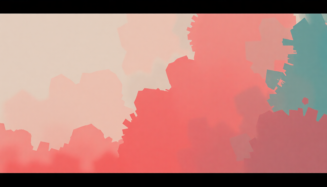 Fan-driven abstract illustration evoking the emotional arc of Love To Hate Me by BLACKPINK