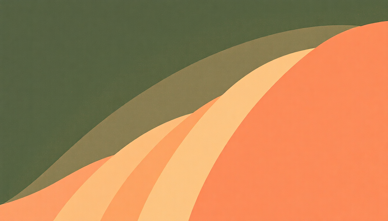Fan-driven abstract illustration evoking the emotional arc of LoveLetterTypewriter by Mineral