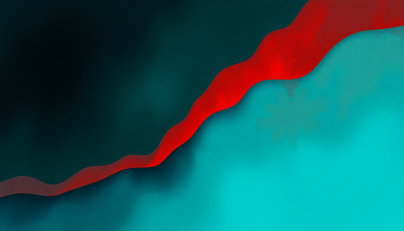 Fan-driven abstract illustration evoking the emotional arc of Loving the Alien by David Bowie
