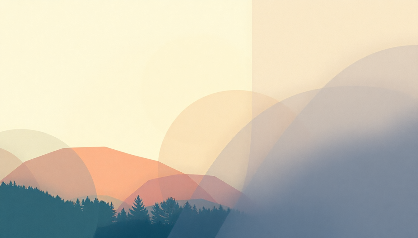 Fan-driven abstract illustration evoking the emotional arc of Lucidity by Tame Impala
