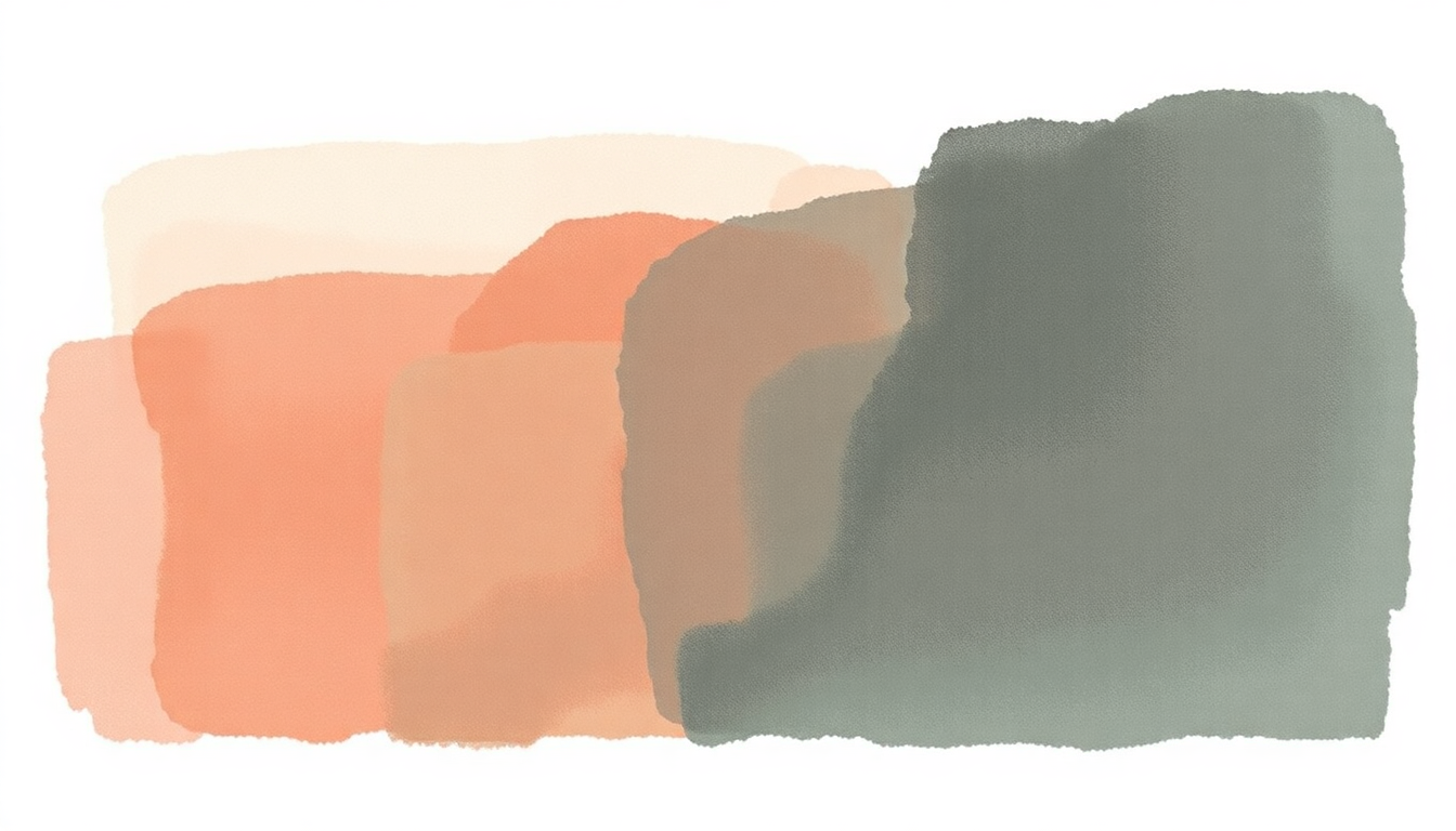 Fan-driven abstract illustration evoking the emotional arc of Lucky Denver Mint by Jimmy Eat World