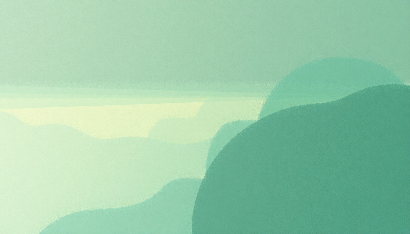 Fan-driven abstract illustration evoking the emotional arc of Lucky by Radiohead