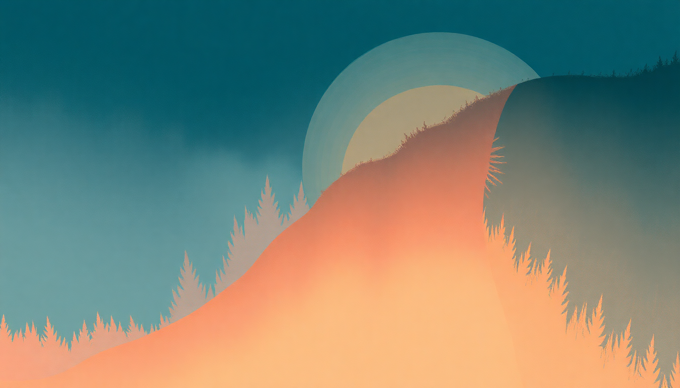 Fan-driven abstract illustration evoking the emotional arc of Lullaby for My Insomniac by James Blake