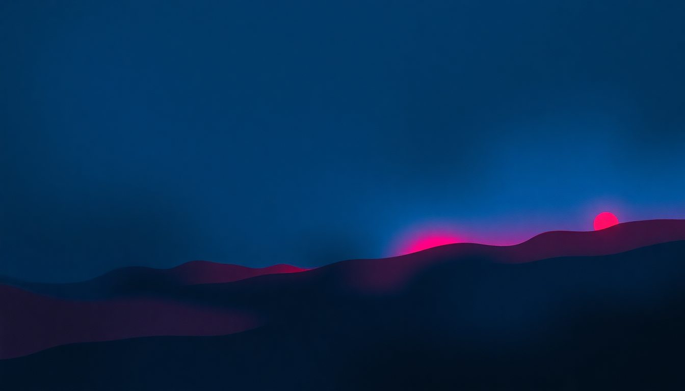 Fan-driven abstract illustration evoking the emotional arc of Lullaby by The Cure