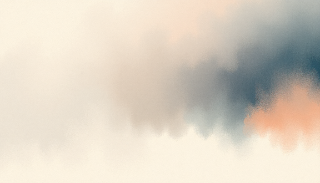 Fan-driven abstract illustration evoking the emotional arc of Lyric Pieces by Edvard Grieg