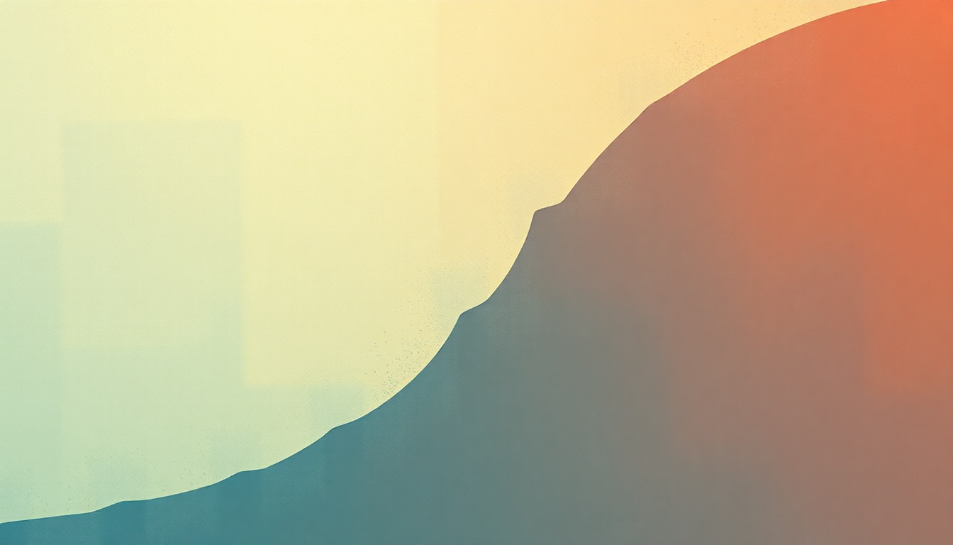 Fan-driven abstract illustration evoking the emotional arc of M.D. by Mineral