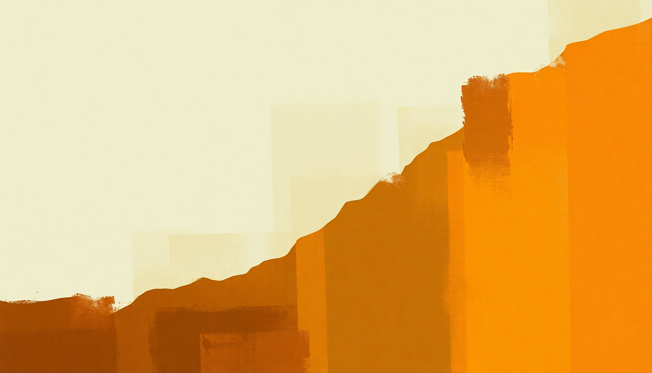 Fan-driven abstract illustration evoking the emotional arc of Ma Ndar by Youssou NDour