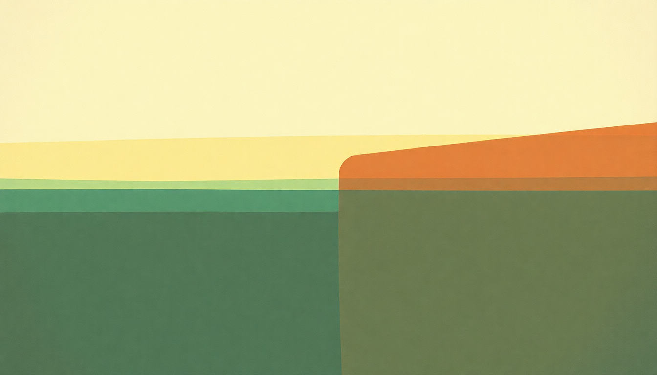 Fan-driven abstract illustration evoking the emotional arc of Machinist by Japanese Breakfast