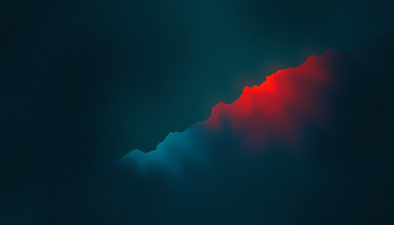 Fan-driven abstract illustration evoking the emotional arc of Mad World by Tears for Fears