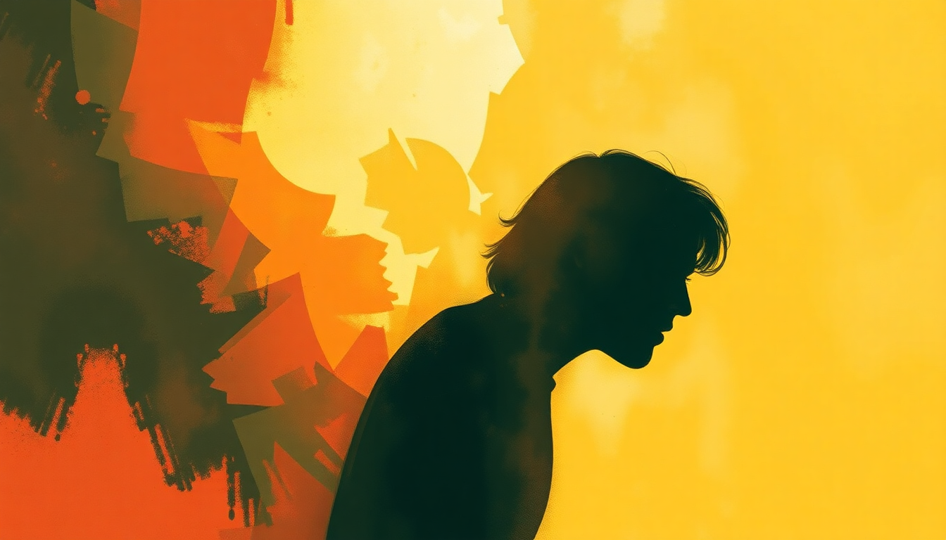 Fan-driven abstract illustration evoking the emotional arc of Maggie M'Gill by The Doors