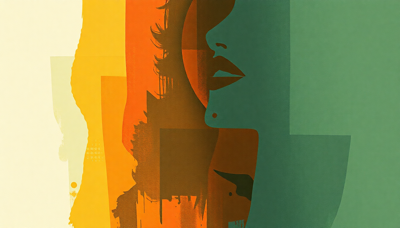 Fan-driven abstract illustration evoking the emotional arc of Make Up Your Mind by Florence + The Machine