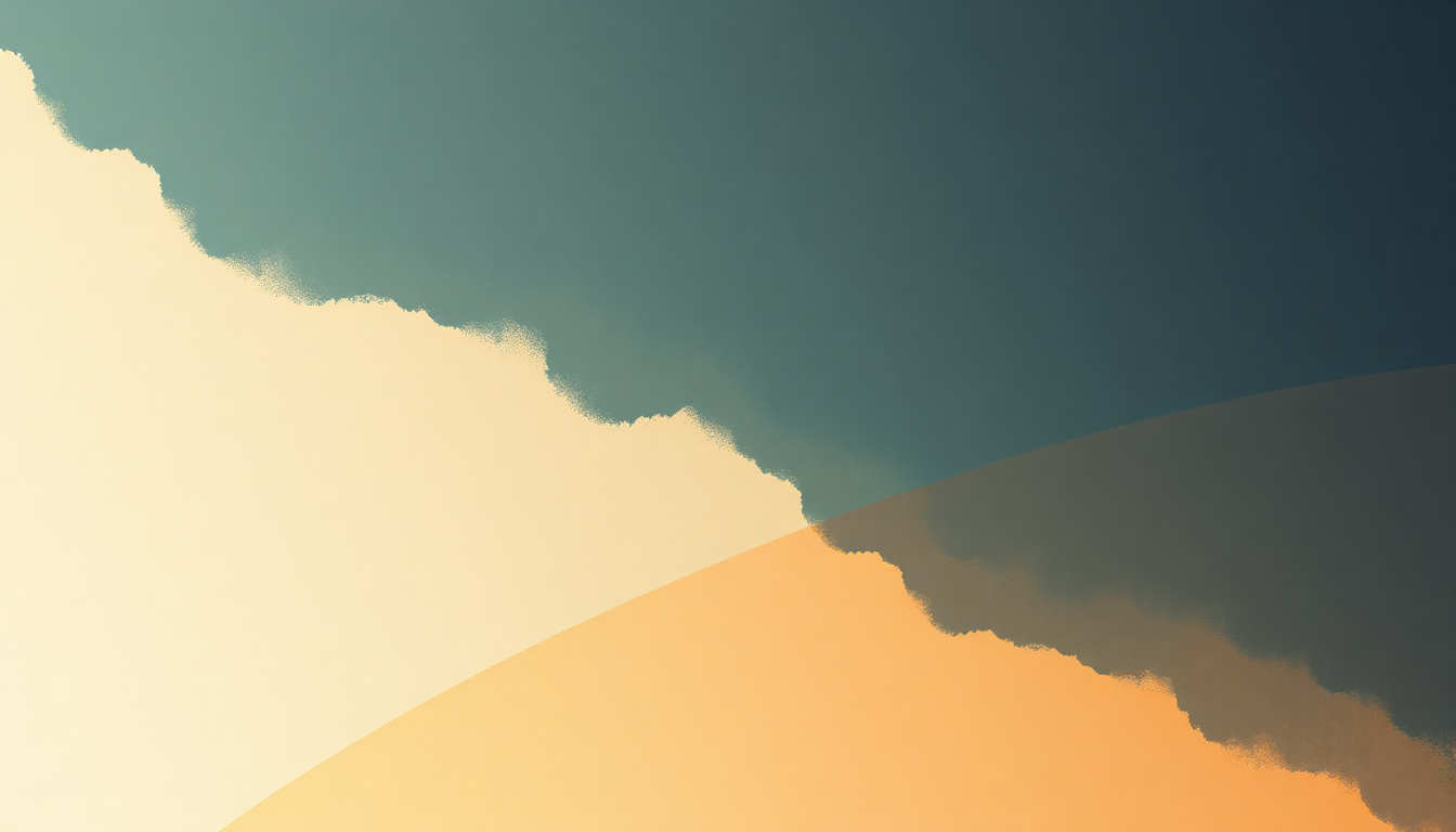 Fan-driven abstract illustration evoking the emotional arc of Man from the Magazine by Haim
