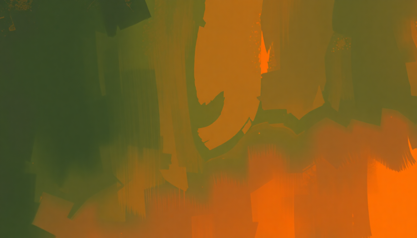 Fan-driven abstract illustration evoking the emotional arc of Mango Walk by Sly and Robbie