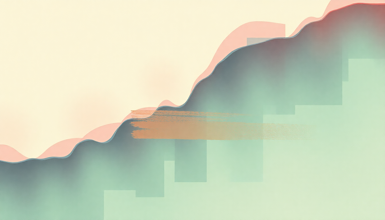 Fan-driven abstract illustration evoking the emotional arc of Maria by Blondie