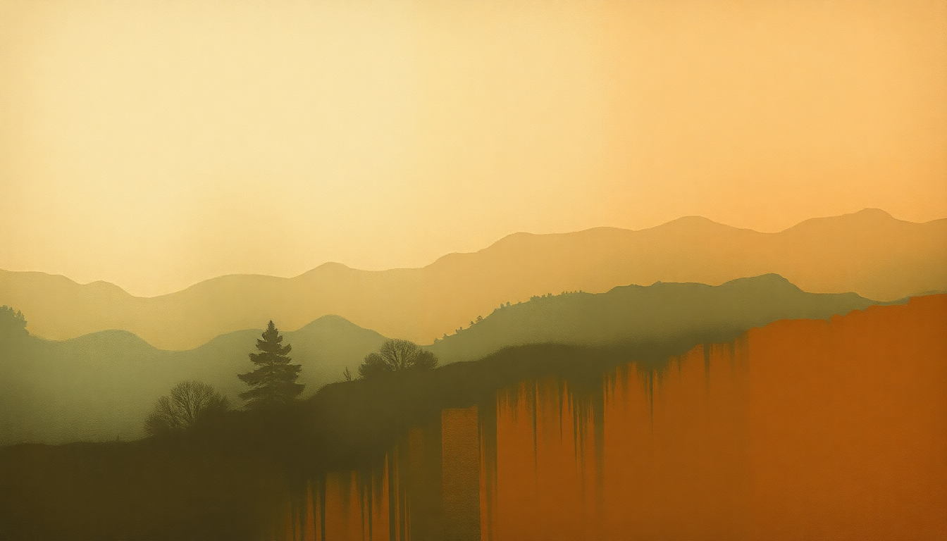 Fan-driven abstract illustration evoking the emotional arc of Maria by Country Joe and the Fish
