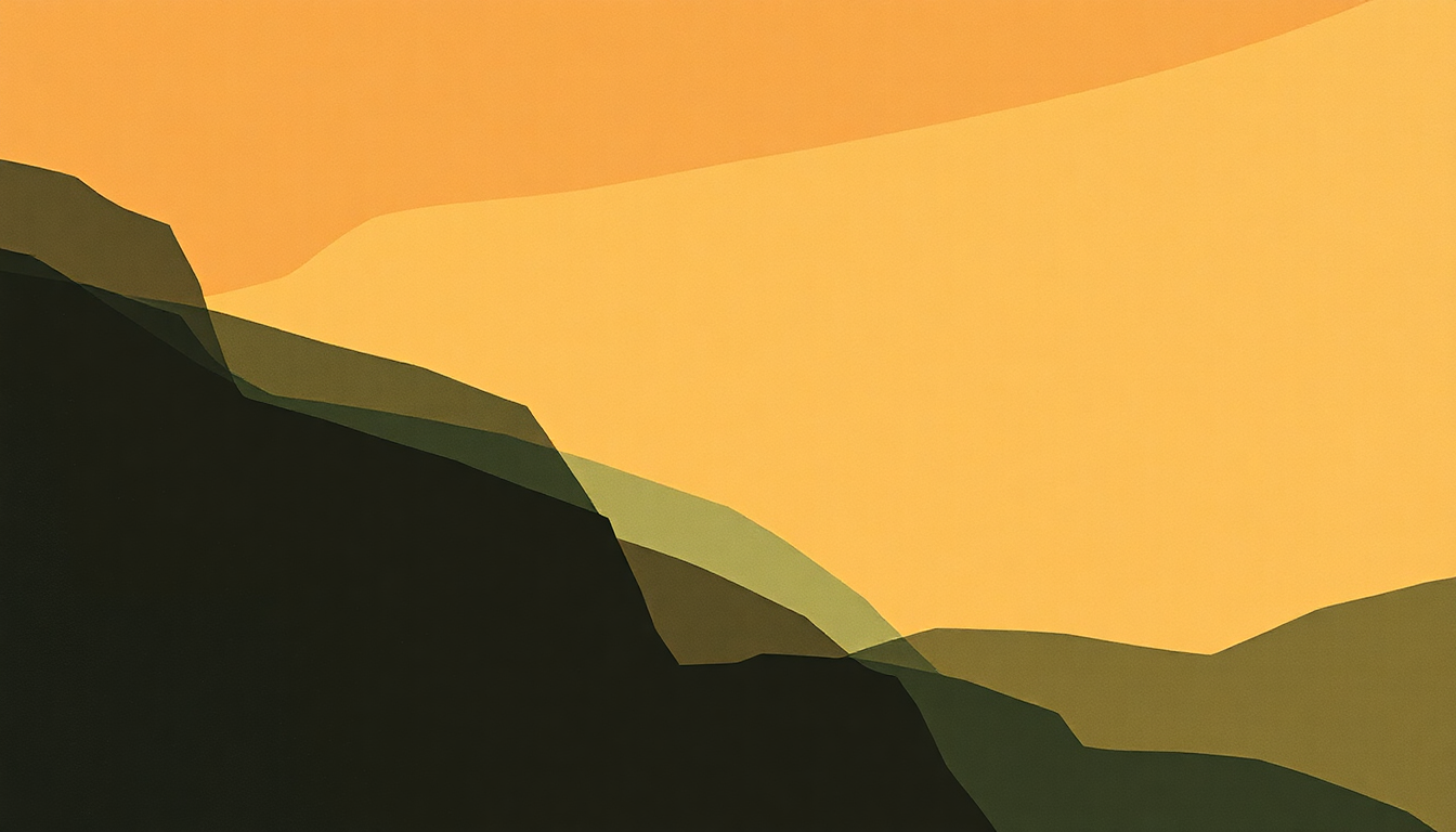 Fan-driven abstract illustration evoking the emotional arc of Mariama by Toumani Diabate
