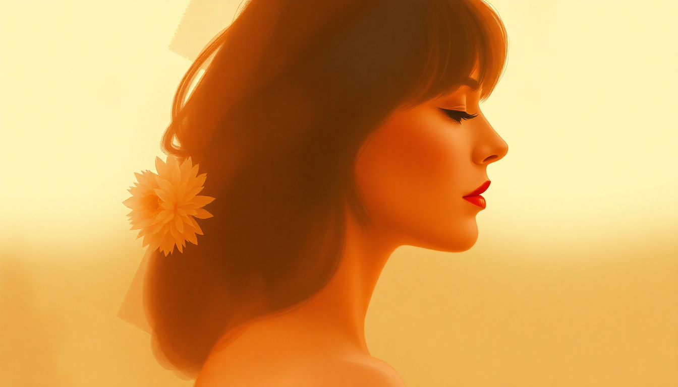 Fan-driven abstract illustration evoking the emotional arc of Marjorie by Taylor Swift