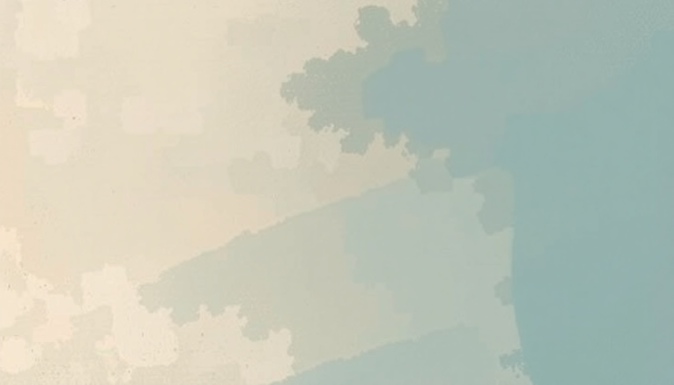 Fan-driven abstract illustration evoking the emotional arc of Marker in the Sand by Pearl Jam