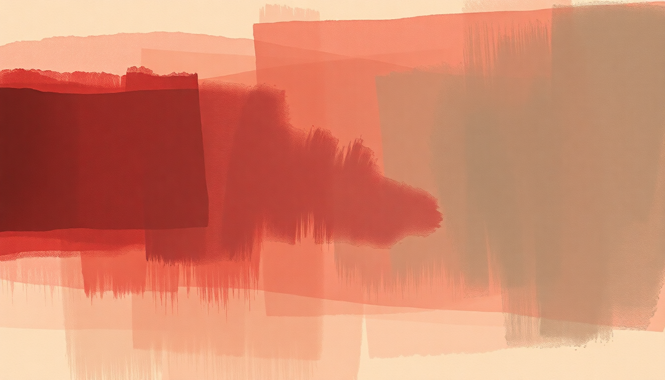 Fan-driven abstract illustration evoking the emotional arc of Maroon by Taylor Swift