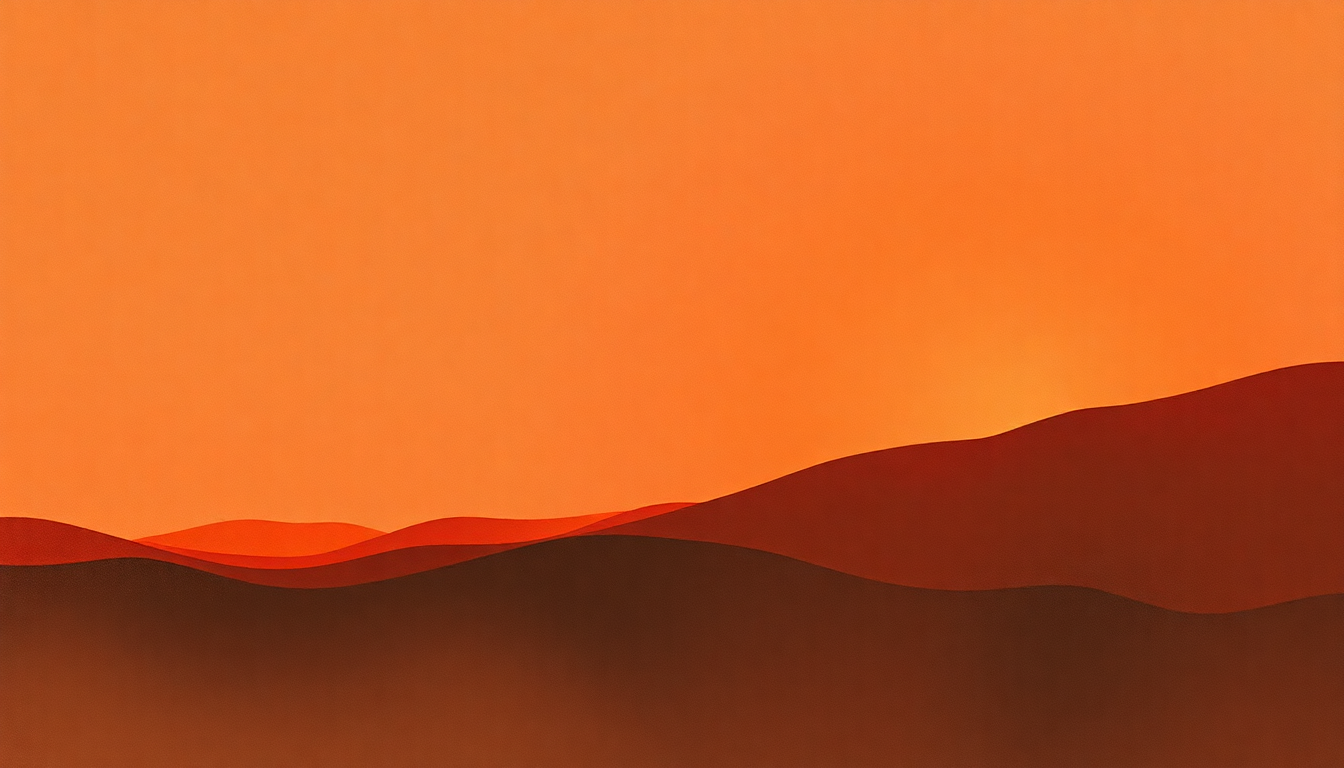 Fan-driven abstract illustration evoking the emotional arc of Mars by Caribou