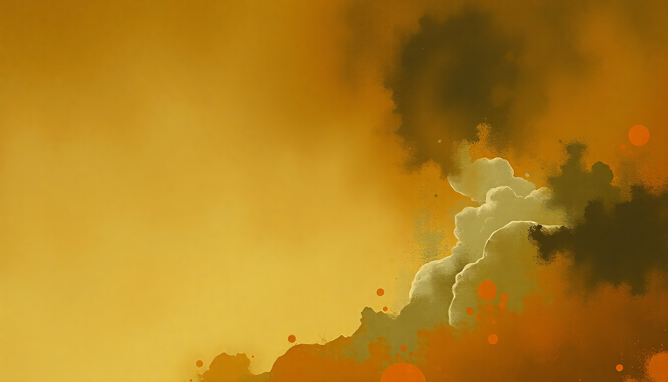 Fan-driven abstract illustration evoking the emotional arc of Mars by John Coltrane