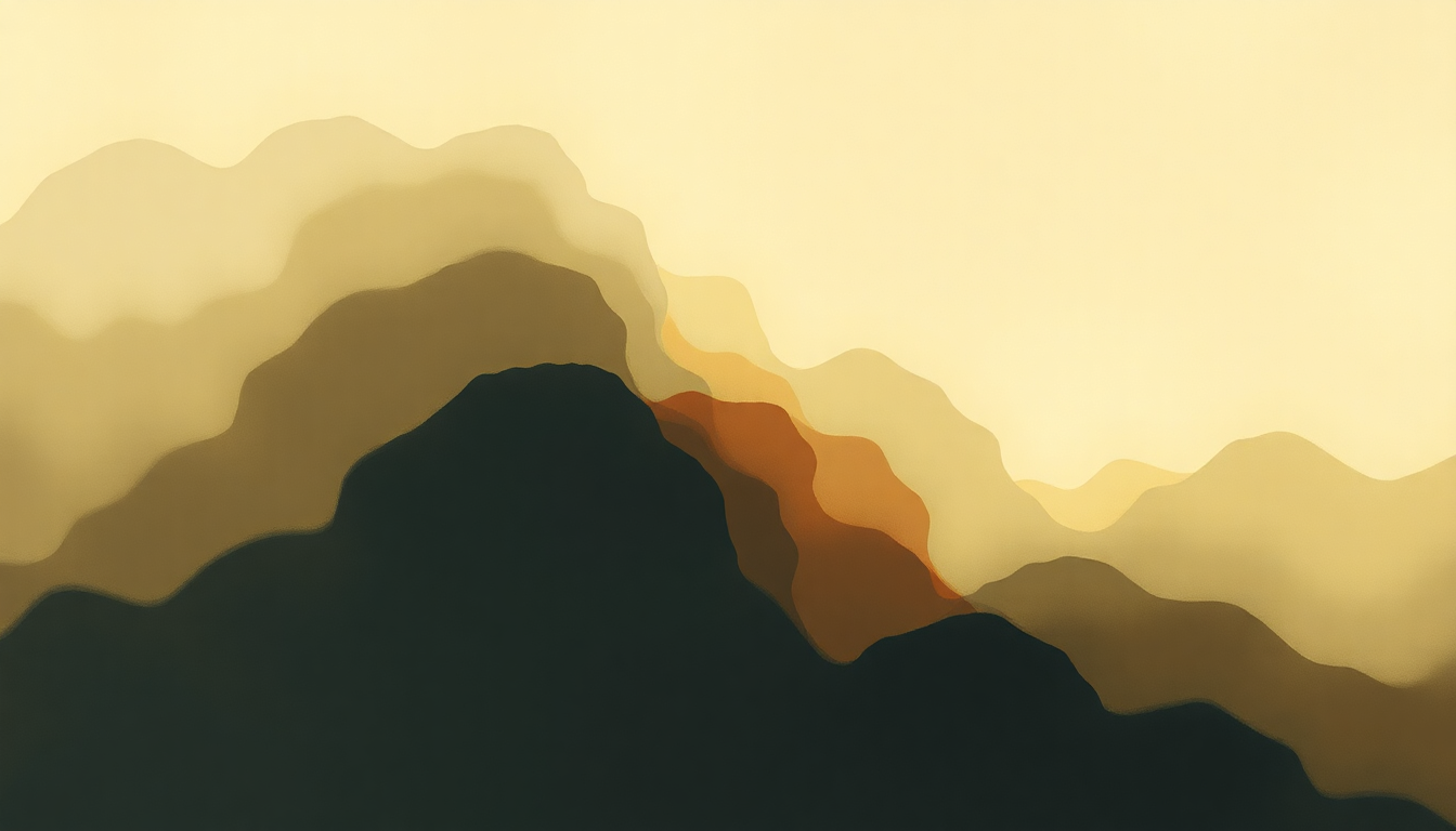 Fan-driven abstract illustration evoking the emotional arc of Massive by Drake