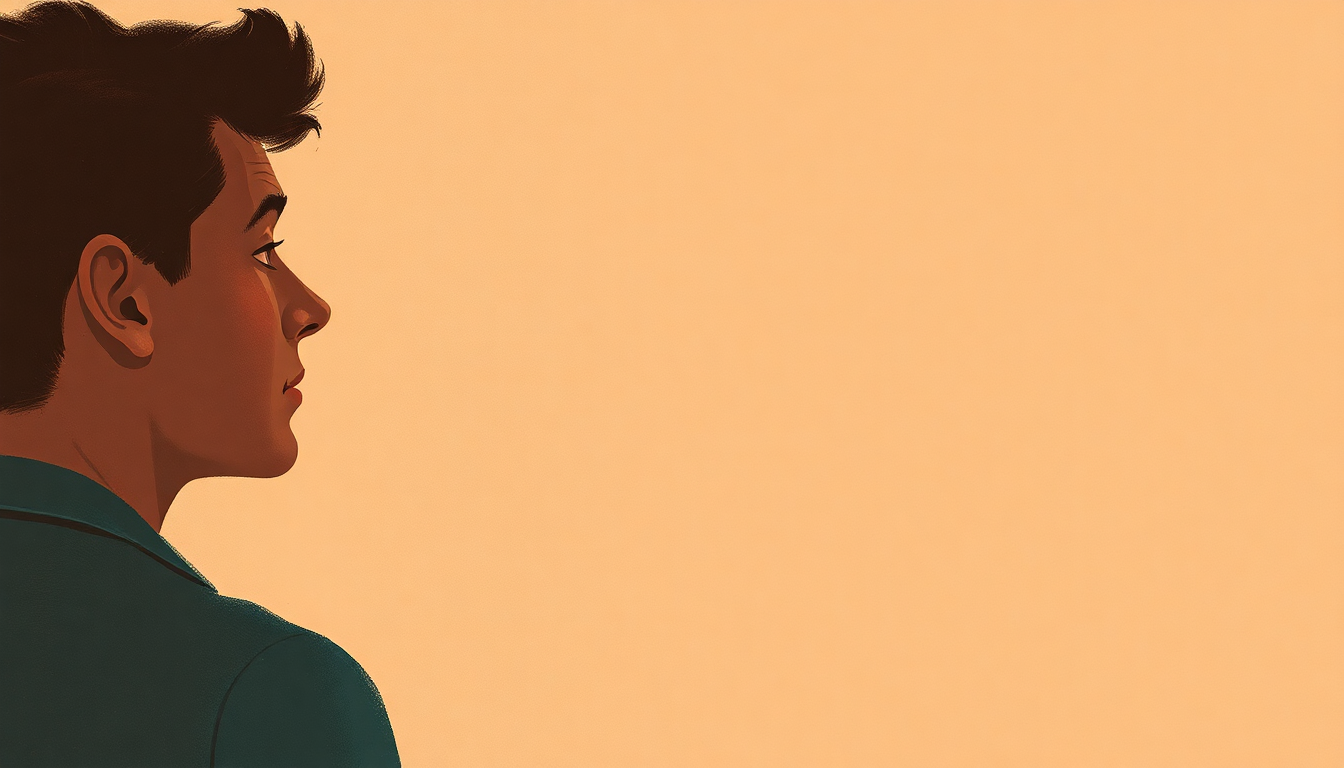 Fan-driven abstract illustration evoking the emotional arc of Maybe Baby by Buddy Holly & The Crickets