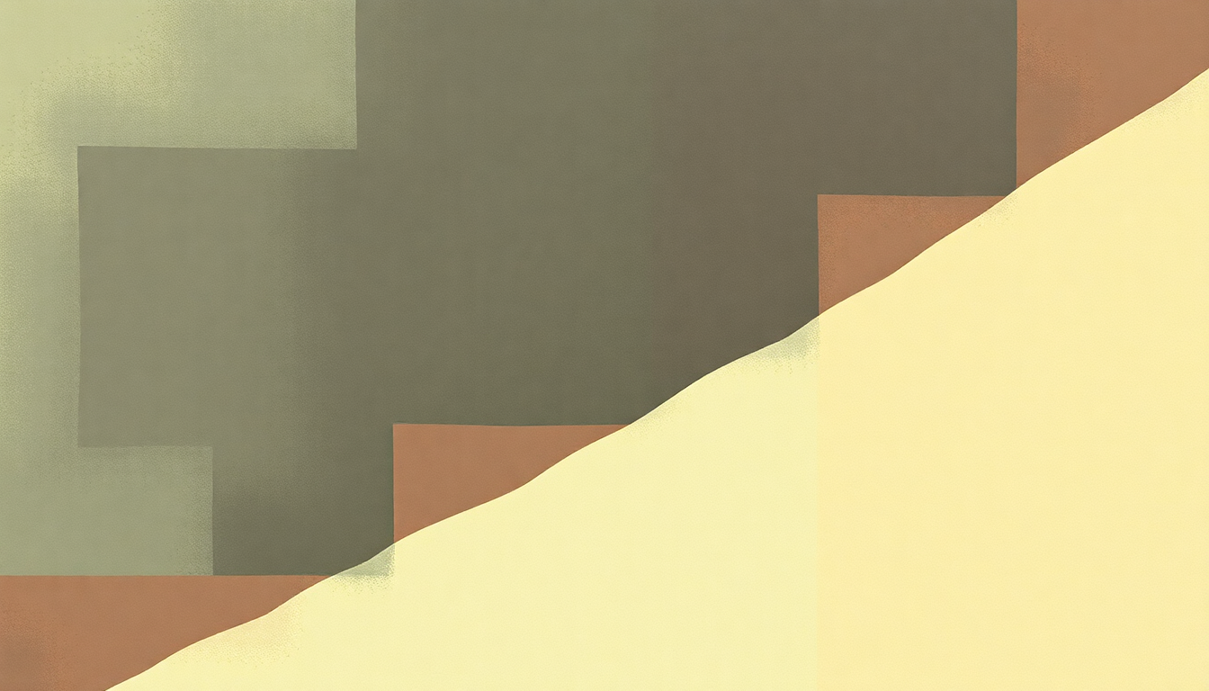 Fan-driven abstract illustration evoking the emotional arc of Me and My Dog by boygenius