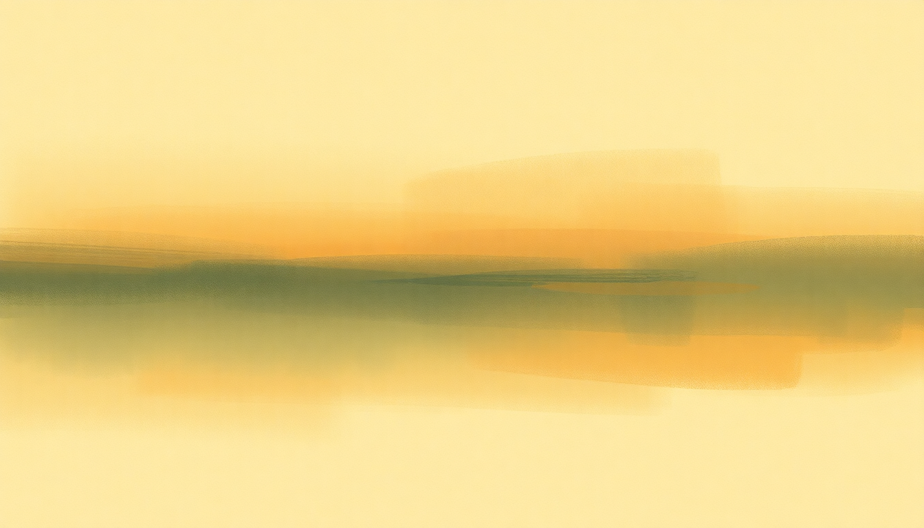 Fan-driven abstract illustration evoking the emotional arc of Meditation by Antônio Carlos Jobim