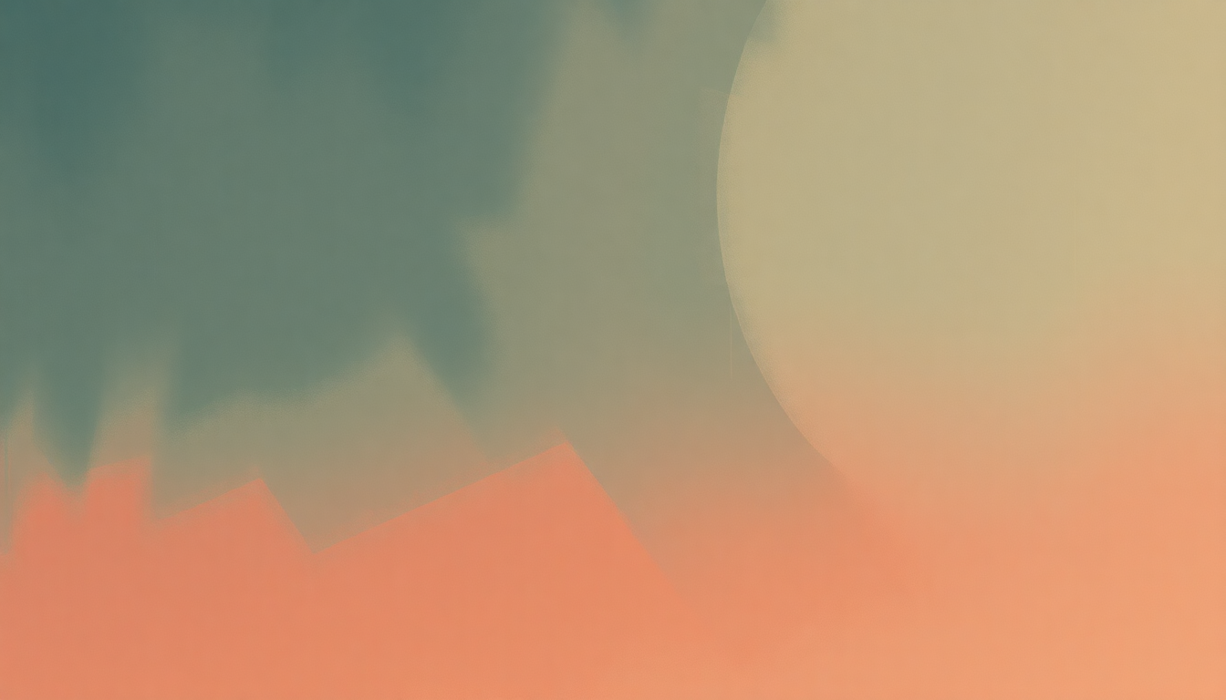 Fan-driven abstract illustration evoking the emotional arc of Meri Yekatit by Mahmoud Ahmed