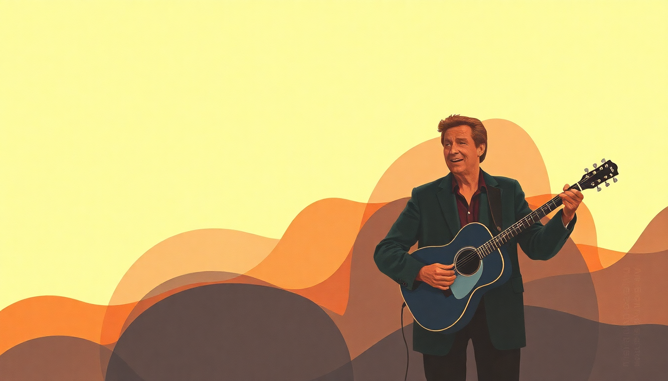 Fan-driven abstract illustration evoking the emotional arc of Middle Age Crazy by Jerry Lee Lewis