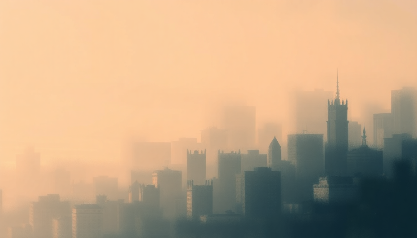 Fan-driven abstract illustration evoking the emotional arc of Midnight City by M83