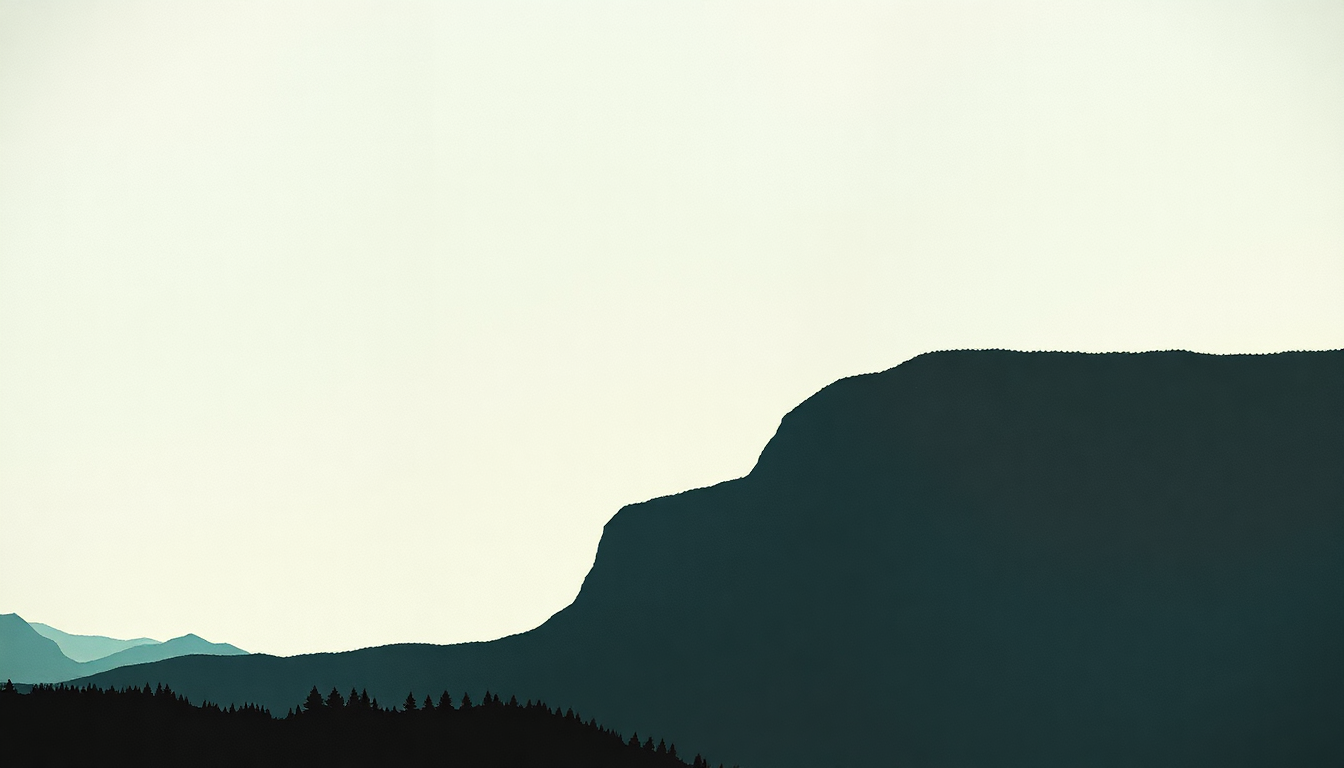 Fan-driven abstract illustration evoking the emotional arc of Mine's Not a High Horse by The Shins