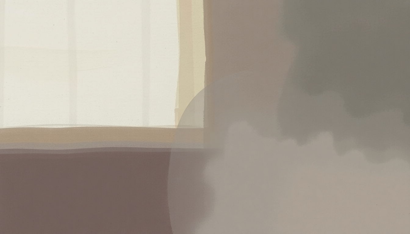 Fan-driven abstract illustration evoking the emotional arc of Mirror by Charles Lloyd