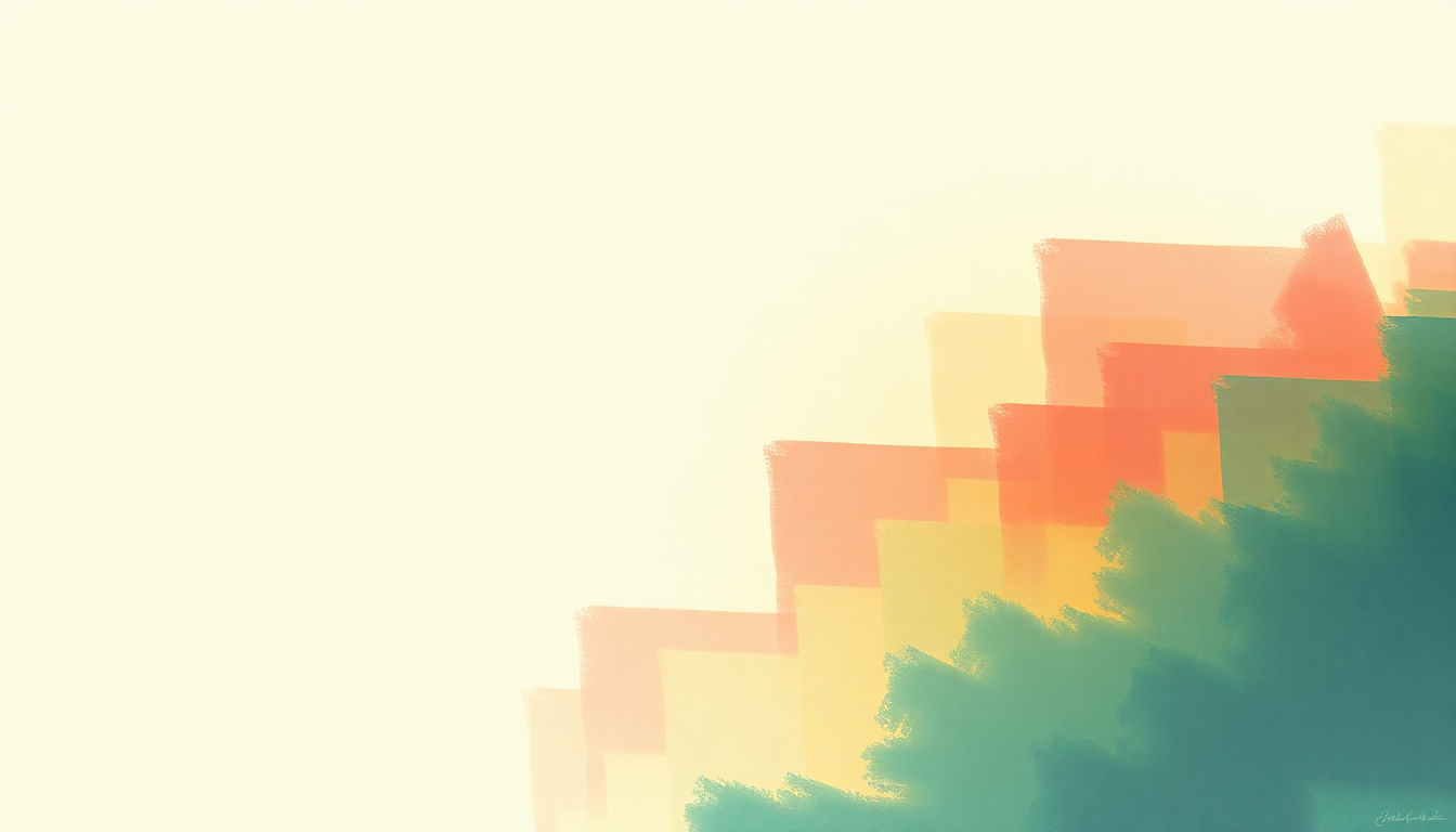 Fan-driven abstract illustration evoking the emotional arc of Mirror Mirror by Chick Corea