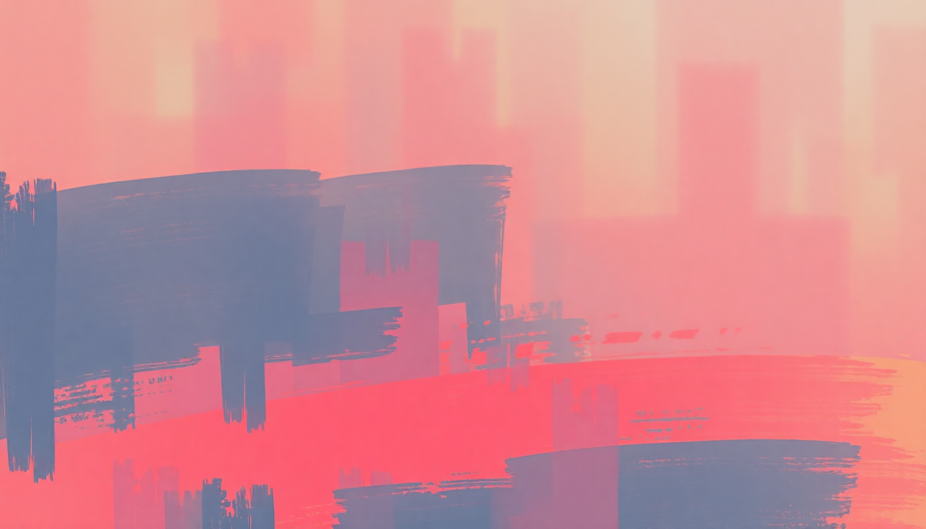 Fan-driven abstract illustration evoking the emotional arc of Miss Elaine by Run DMC