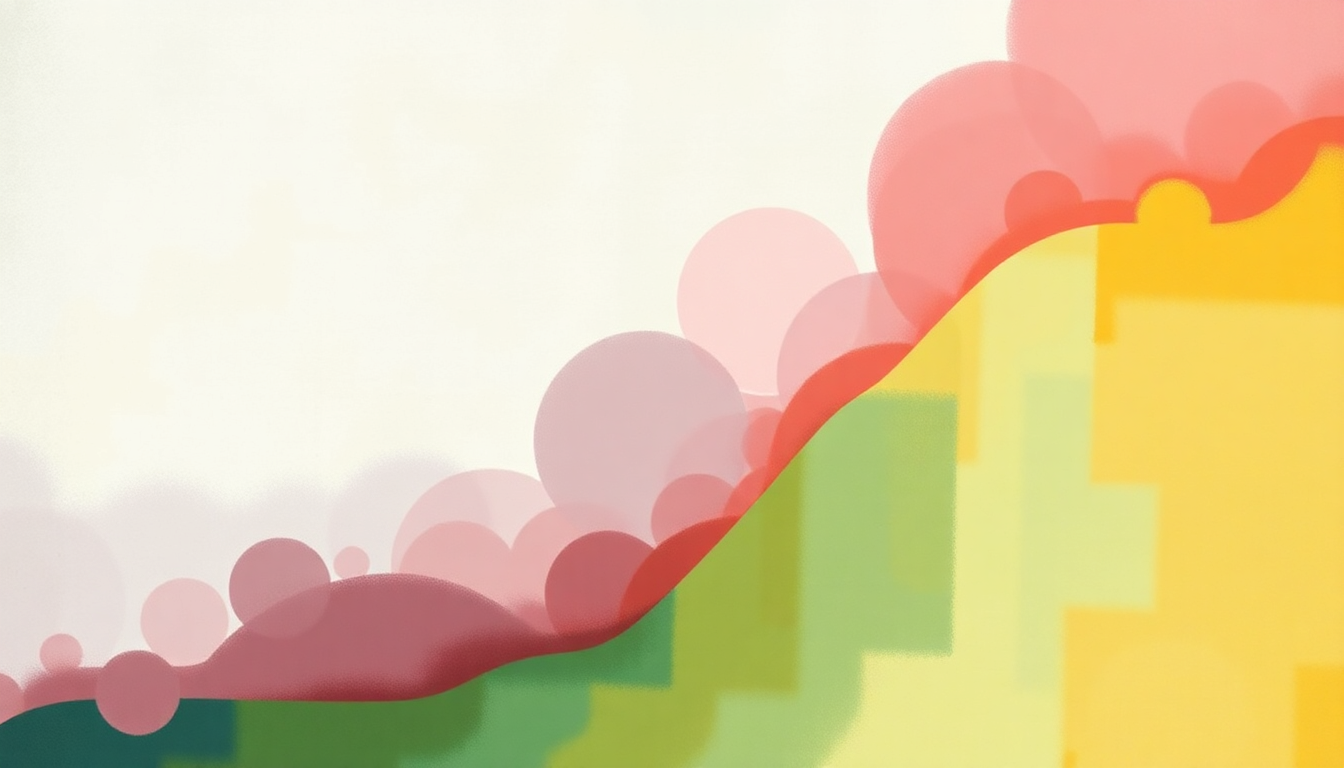 Fan-driven abstract illustration evoking the emotional arc of Miss Jackson by The Vines