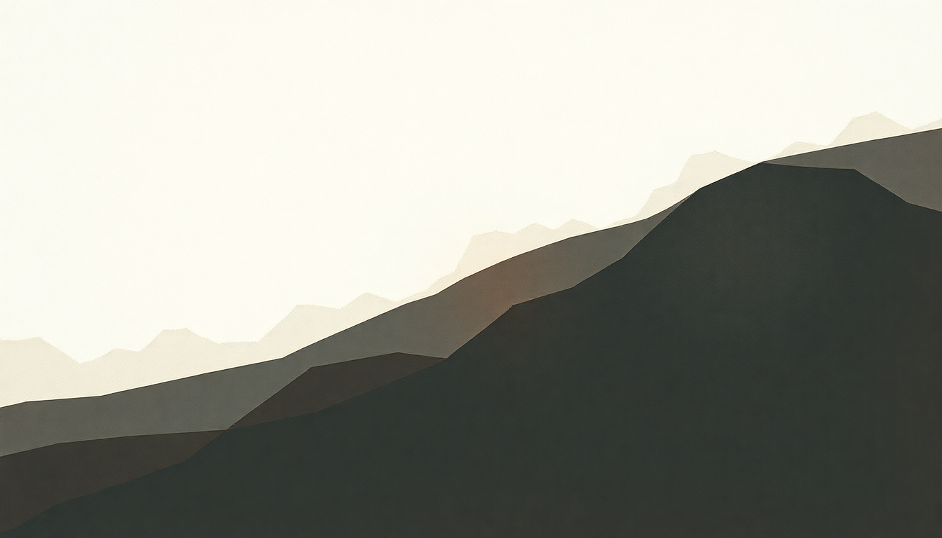 Fan-driven abstract illustration evoking the emotional arc of Miss Misery by Elliott Smith