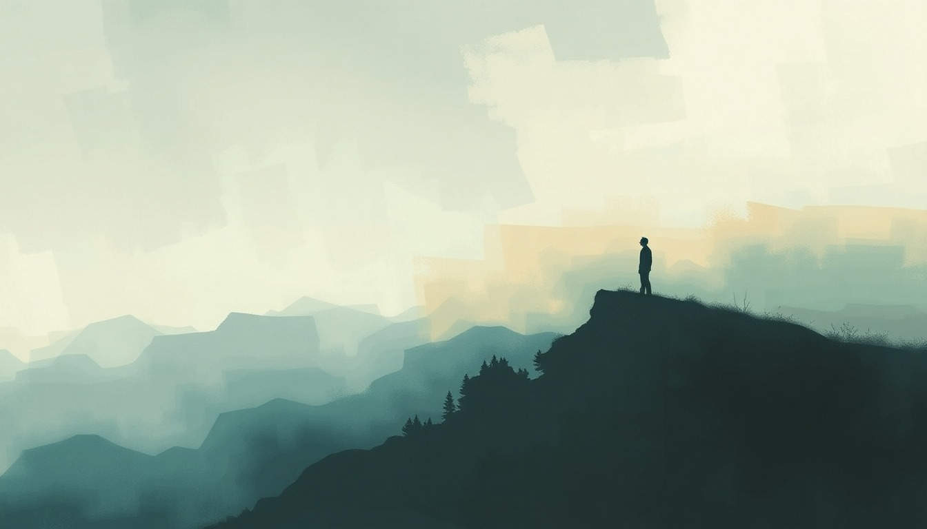 Fan-driven abstract illustration evoking the emotional arc of Missing Pieces by Jack White