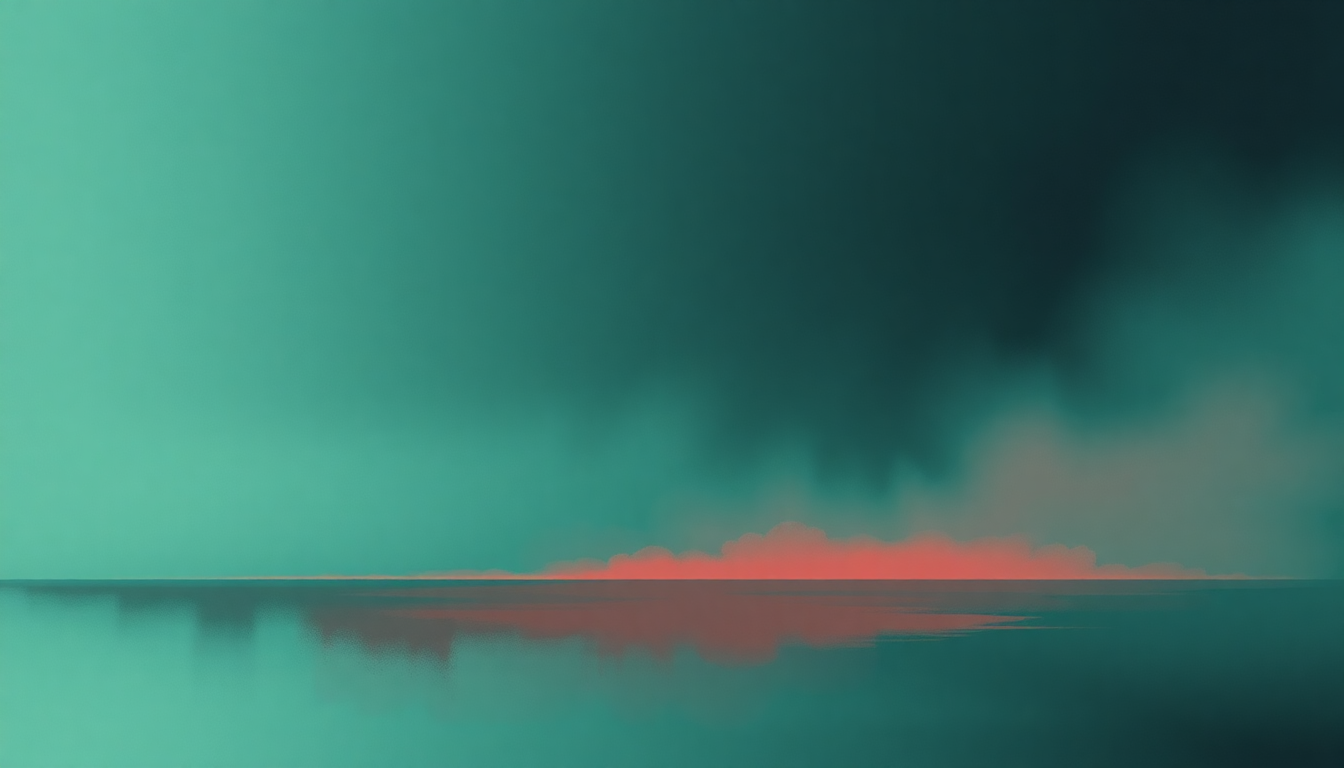 Fan-driven abstract illustration evoking the emotional arc of Mistake No 3 by Culture Club