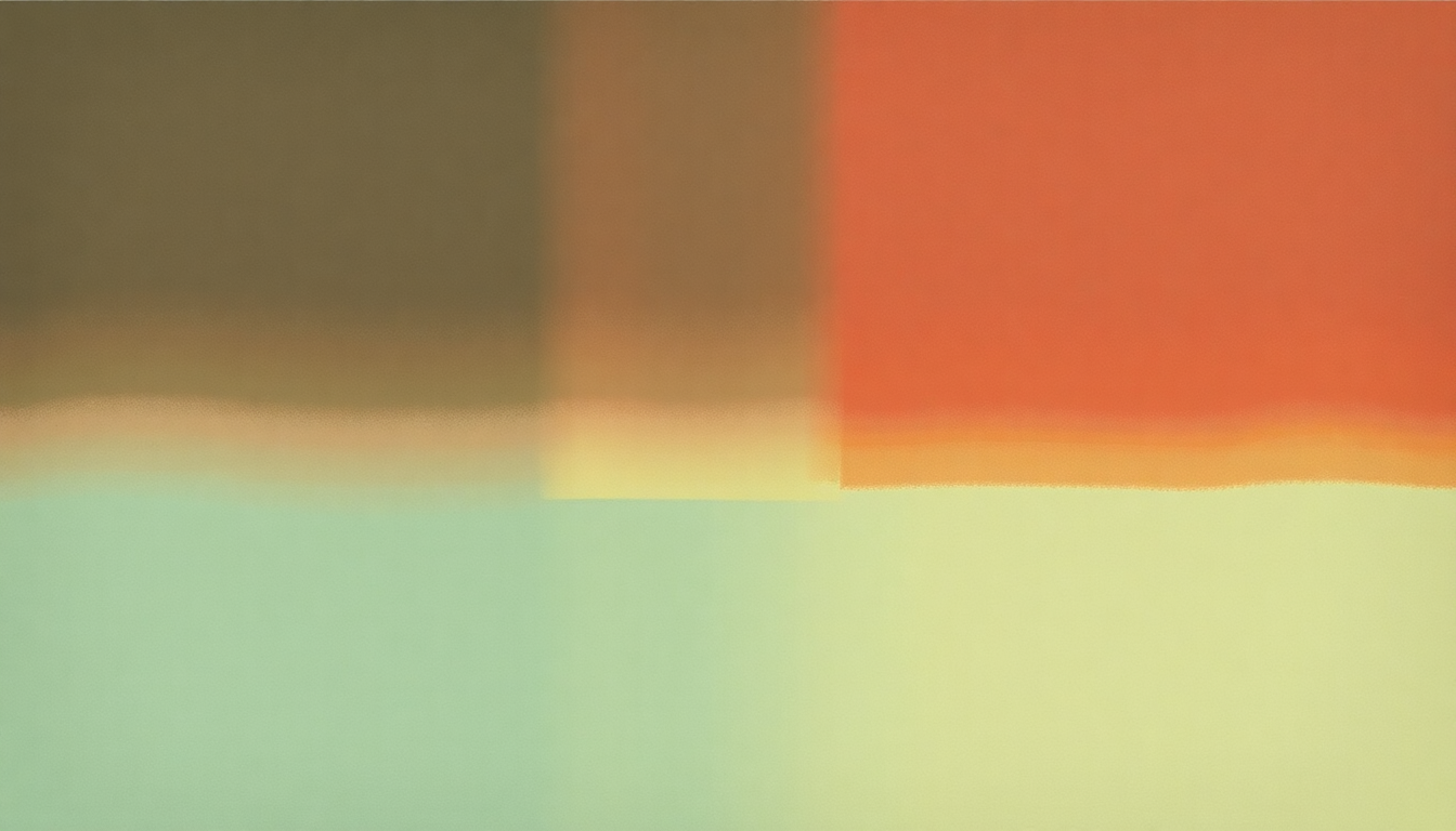Fan-driven abstract illustration evoking the emotional arc of Mistress by Red House Painters