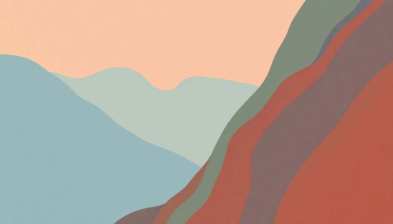 Fan-driven abstract illustration evoking the emotional arc of Mod Lang by Big Star