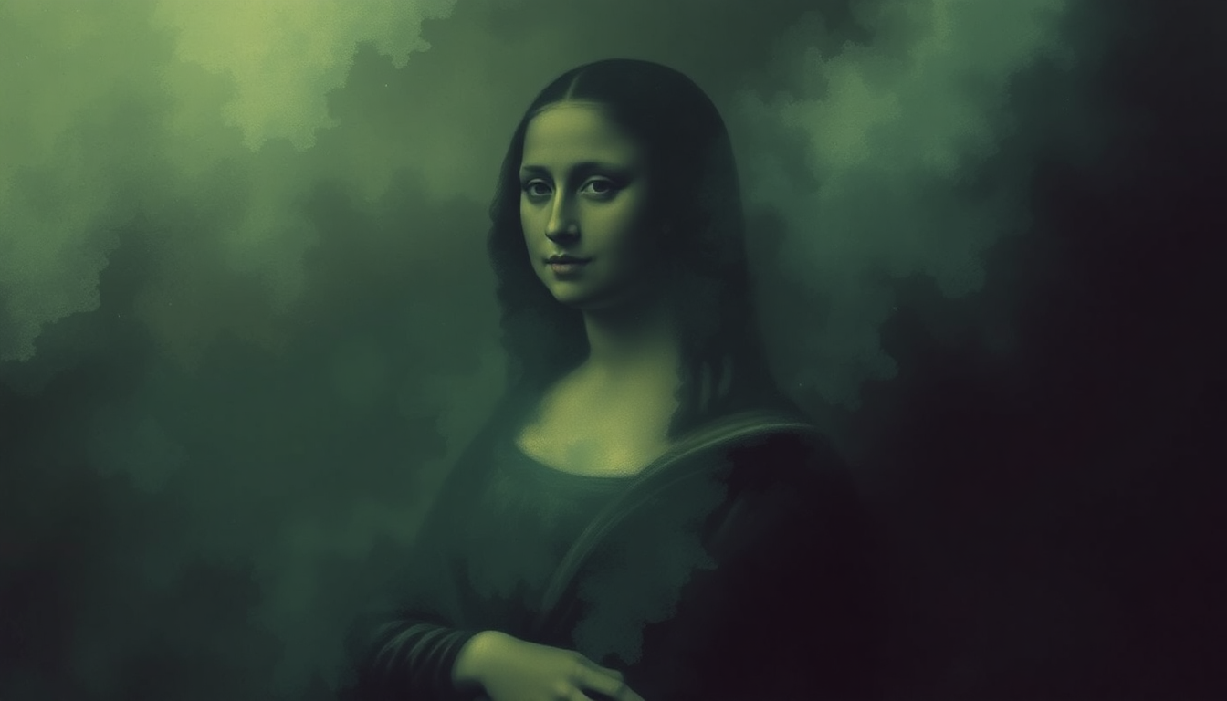 Fan-driven abstract illustration evoking the emotional arc of Mona Lisa by Lil Wayne