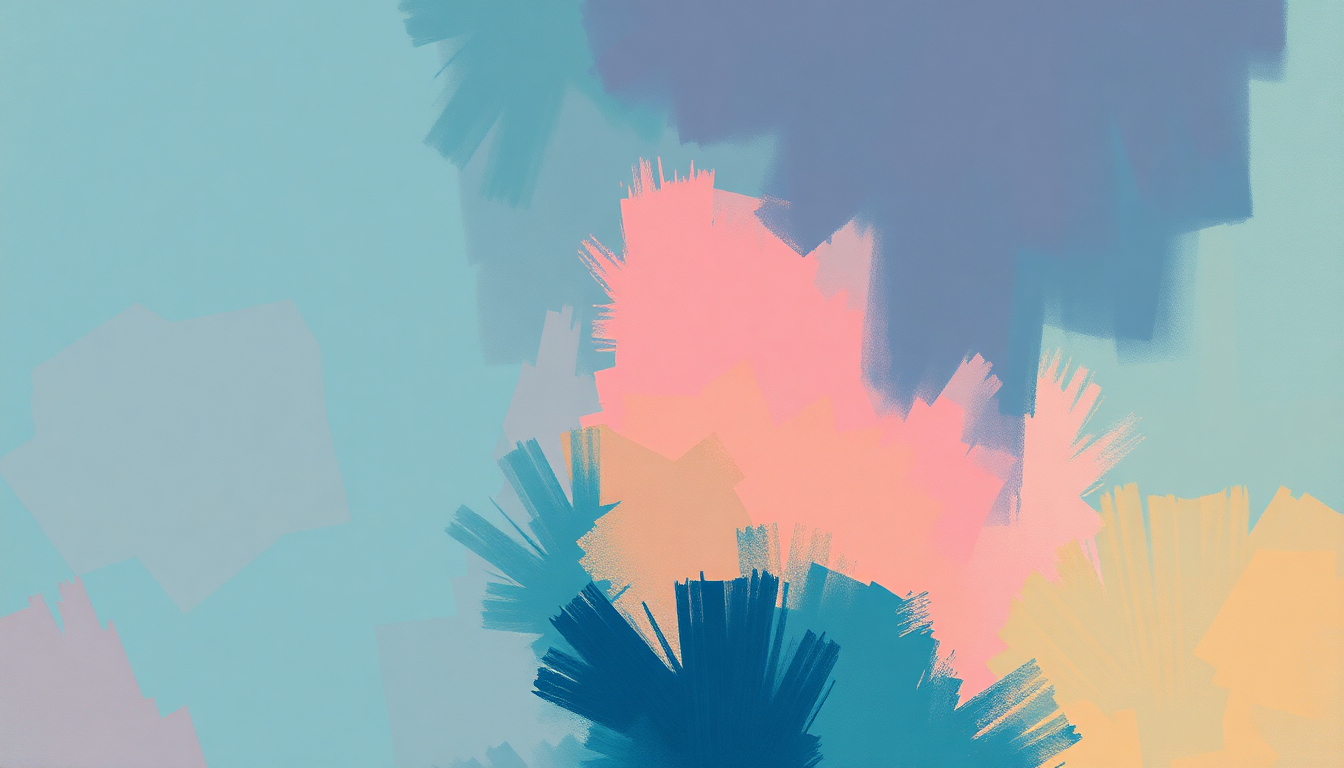 Fan-driven abstract illustration evoking the emotional arc of Monaco by Bad Bunny