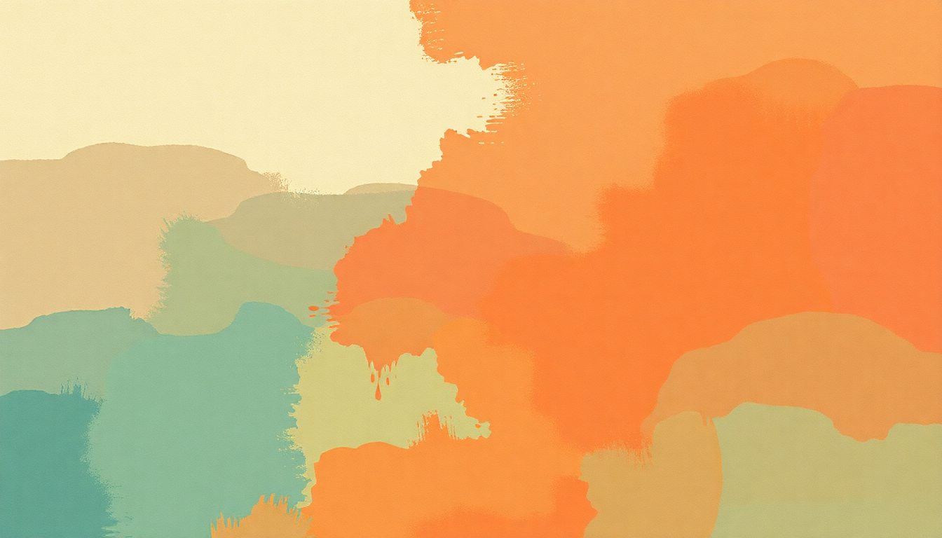 Fan-driven abstract illustration evoking the emotional arc of Monday by Wilco