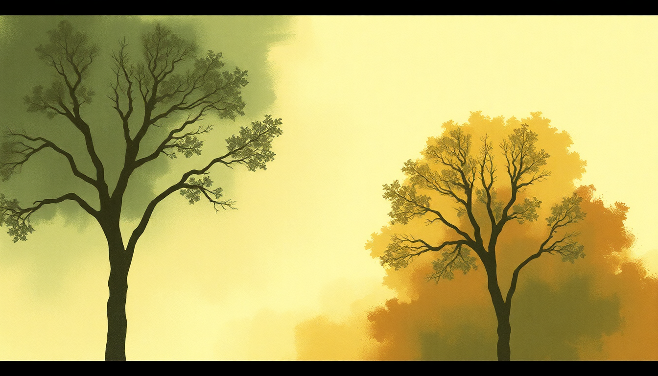Fan-driven abstract illustration evoking the emotional arc of Money Trees by Kendrick Lamar