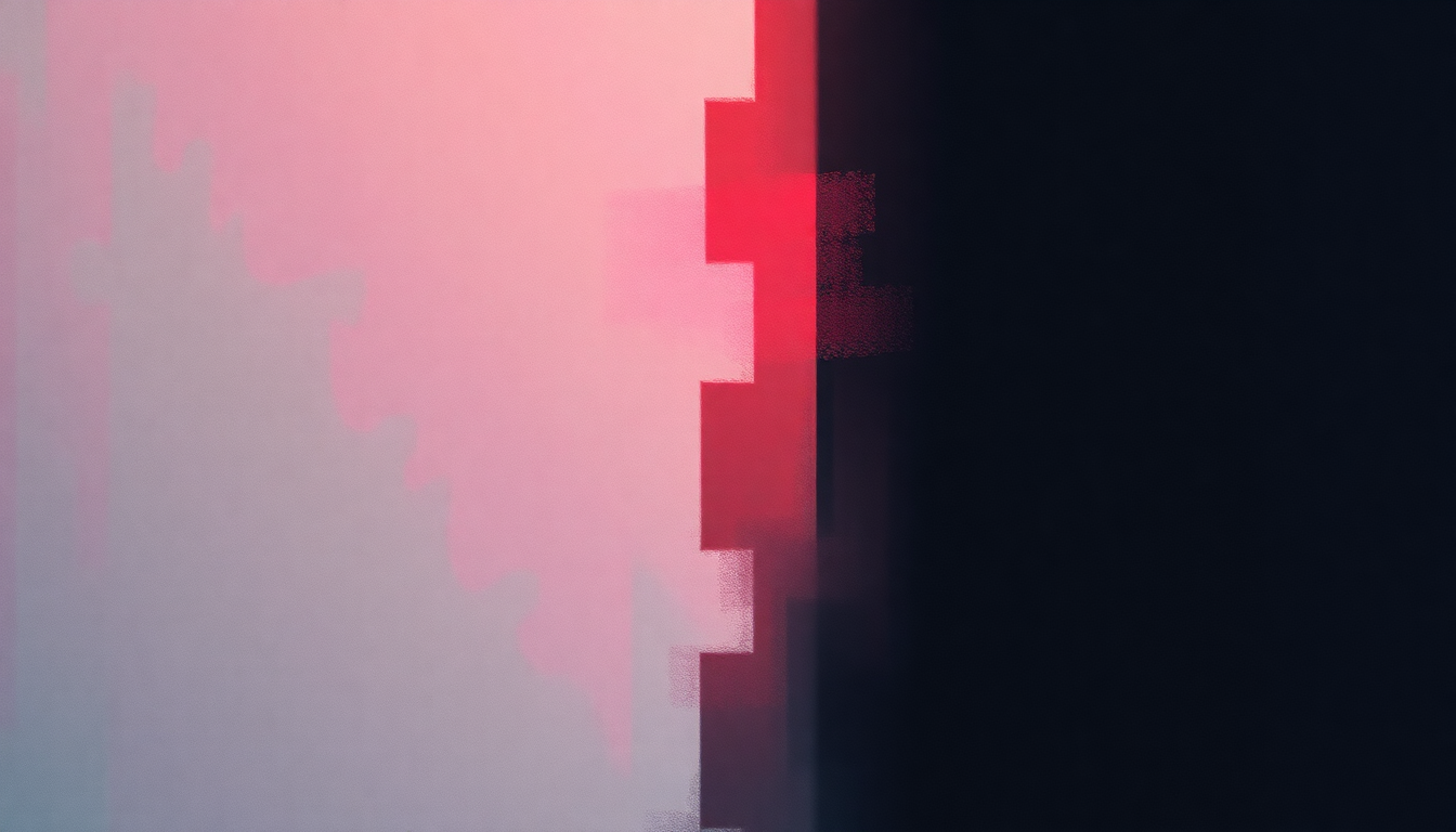 Fan-driven abstract illustration evoking the emotional arc of Monkey Gone to Heaven by Pixies